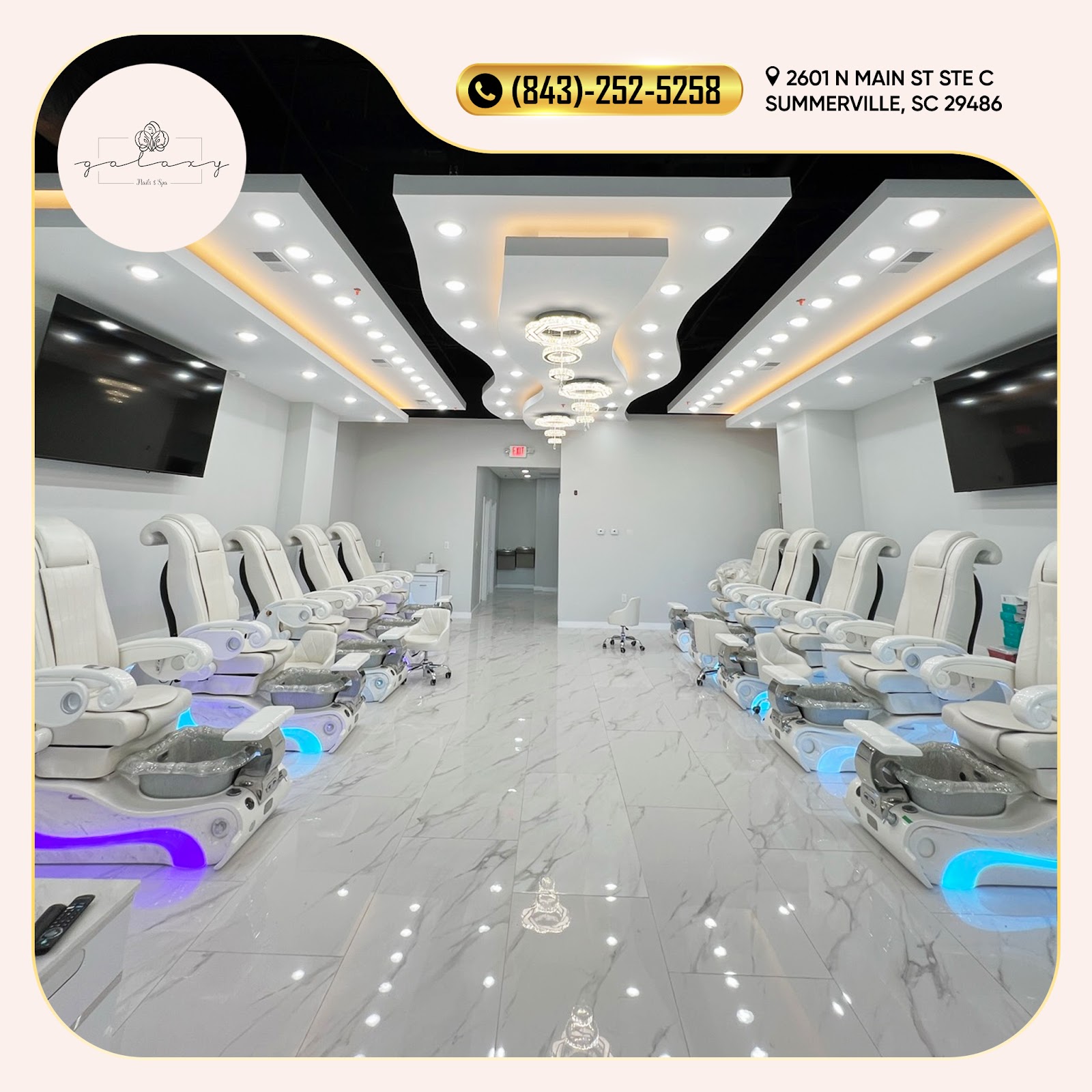 Galaxy Nails Spa logo
