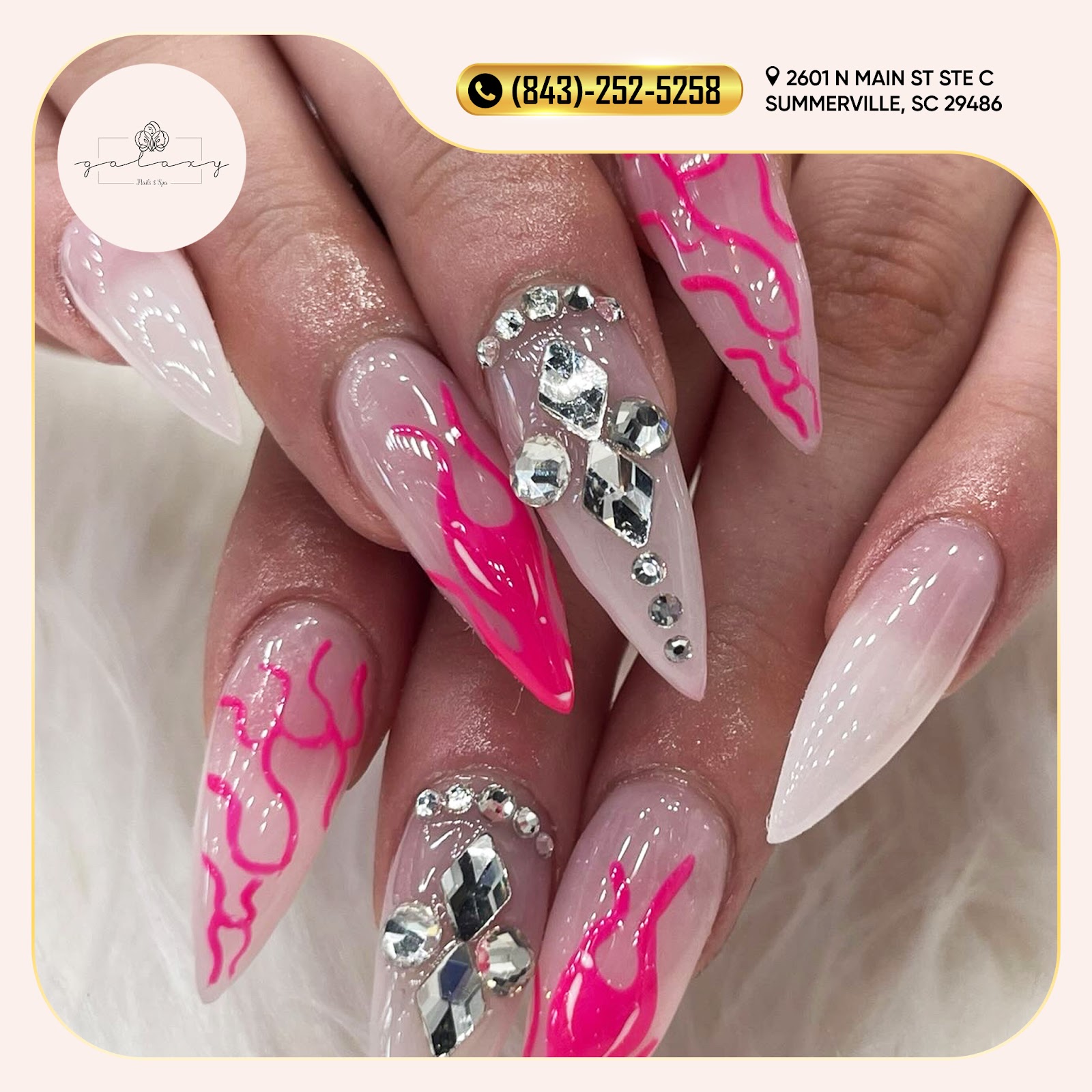 Galaxy Nails Spa nail work in Summerville, South Carolina